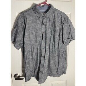 Hurley Classic Fit Button Down Short Sleeve Men’s Shirt XXL